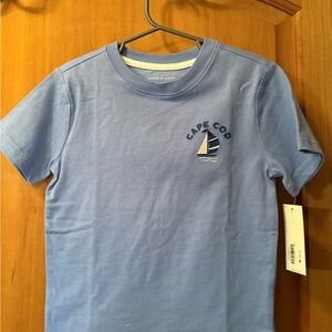 Janie and Jack Blue Cape Cod Sailboat Tee